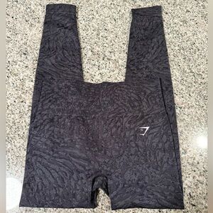 Gymshark Black Patterned Leggings